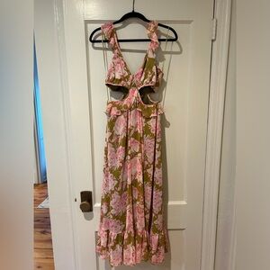 Likely Floral Midi Dress